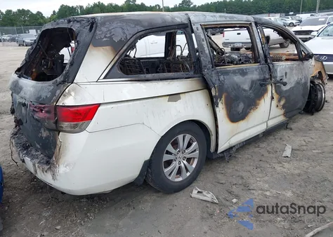 2017 Honda Odyssey Ex-L z USA, uszkodzony, nr VIN 5FNRL5H67HB004712